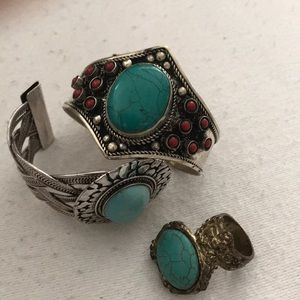 2 bracelets 1 ring. NO STAMP, NO AUTHENTICATION